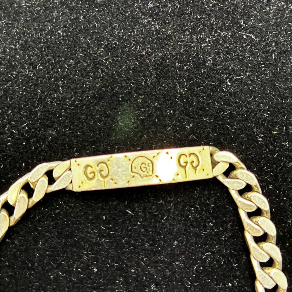 Gucci (Authentic) Sterling Silver Cloud Bracelet - image 2